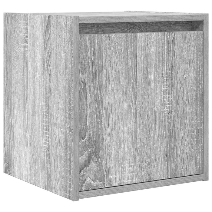 Noptiera montata pe perete gri Sonoma 38x34x40 cm - WALTI WALTI