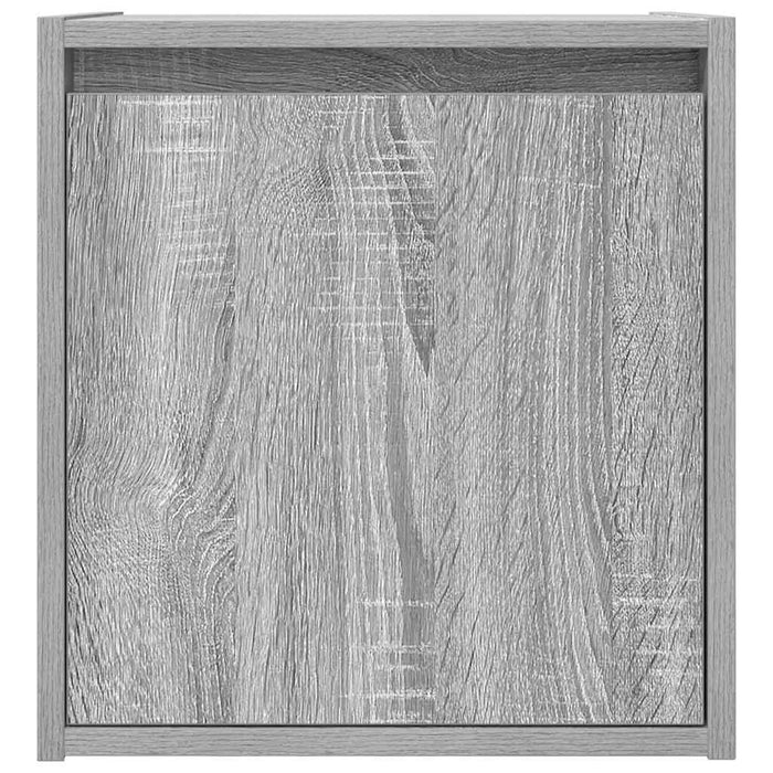 Noptiera montata pe perete gri Sonoma 38x34x40 cm - WALTI WALTI