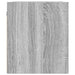 Noptiera montata pe perete gri Sonoma 38x34x40 cm - WALTI WALTI