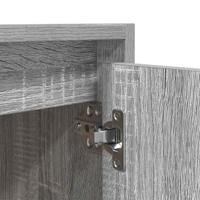Noptiera montata pe perete gri Sonoma 38x34x40 cm - WALTI WALTI