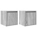 Noptiere montate pe perete 2 buc Gri Sonoma 38x34x40 cm - WALTI WALTI