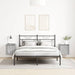 Noptiere montate pe perete 2 buc Gri Sonoma 38x34x40 cm - WALTI WALTI
