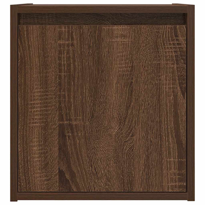Noptiere montate pe perete 2 buc Stejar maro 38x34x40 cm WALTI