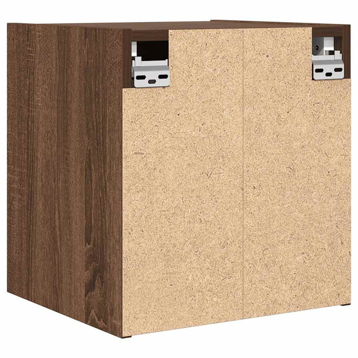 Noptiere montate pe perete 2 buc Stejar maro 38x34x40 cm WALTI