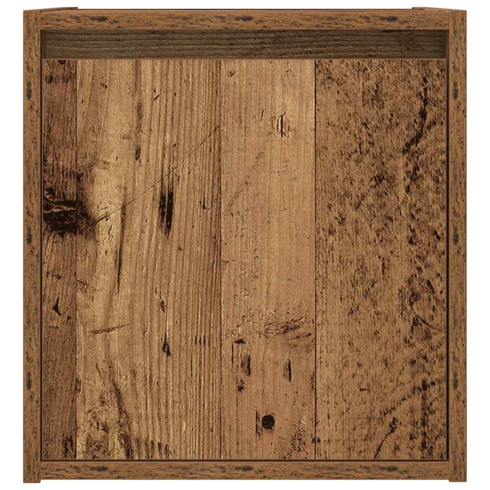 Noptiere montate pe perete 2 buc Lemn vechi 38x34x40 cm - WALTI WALTI