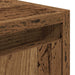 Noptiere montate pe perete 2 buc Lemn vechi 38x34x40 cm - WALTI WALTI