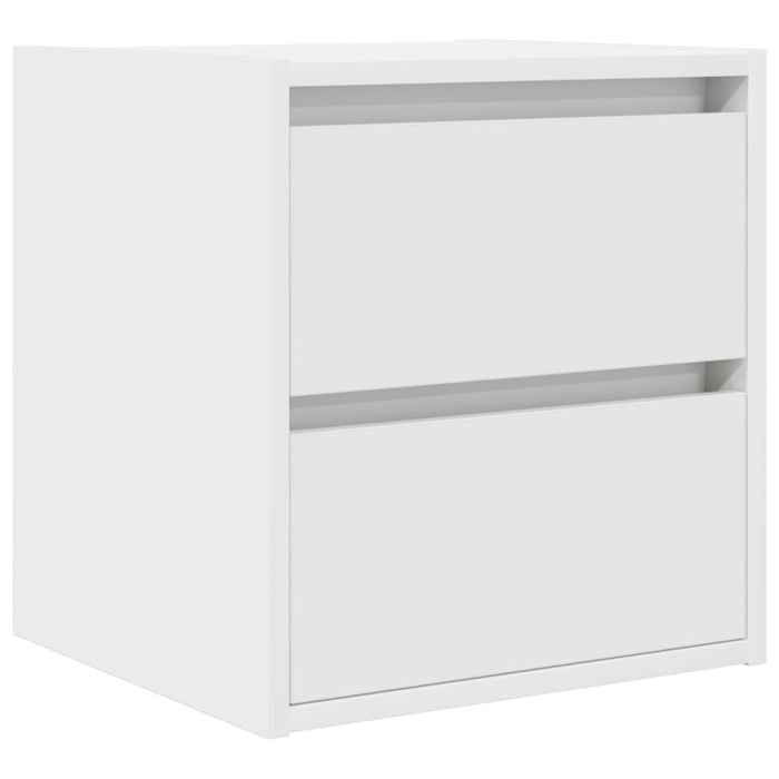Noptiera montata pe perete alb 38x34x40 cm - WALTI WALTI