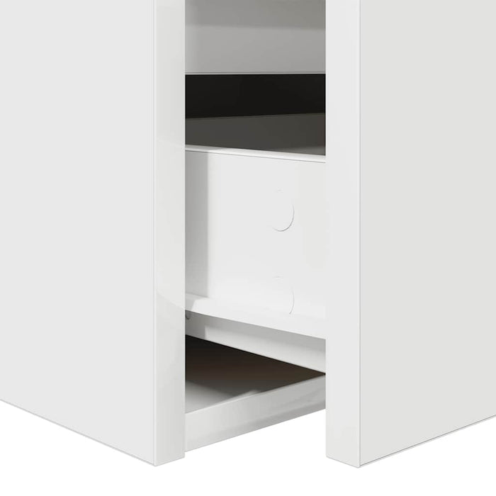 Noptiera montata pe perete alb 38x34x40 cm - WALTI WALTI