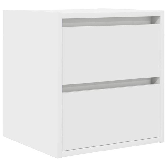 Noptiere montate pe perete 2 buc Alb 38x34x40 cm - WALTI WALTI