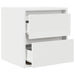 Noptiere montate pe perete 2 buc Alb 38x34x40 cm - WALTI WALTI