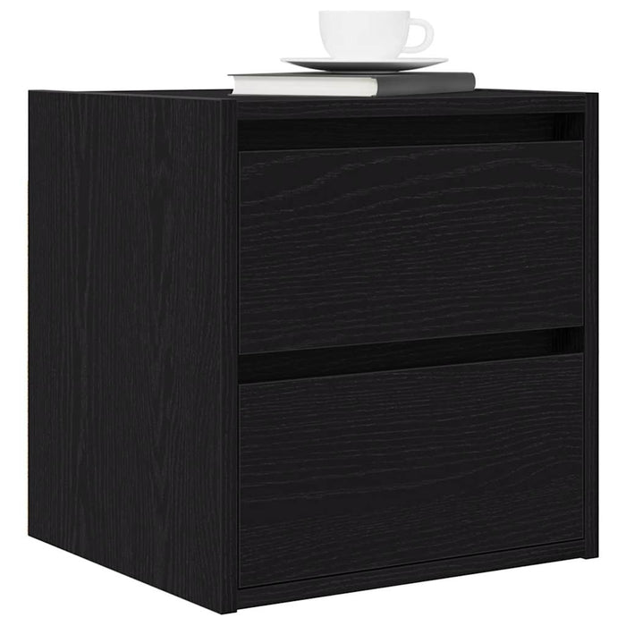 Noptiera montata pe perete Stejar negru 38x34x40 cm - WALTI WALTI