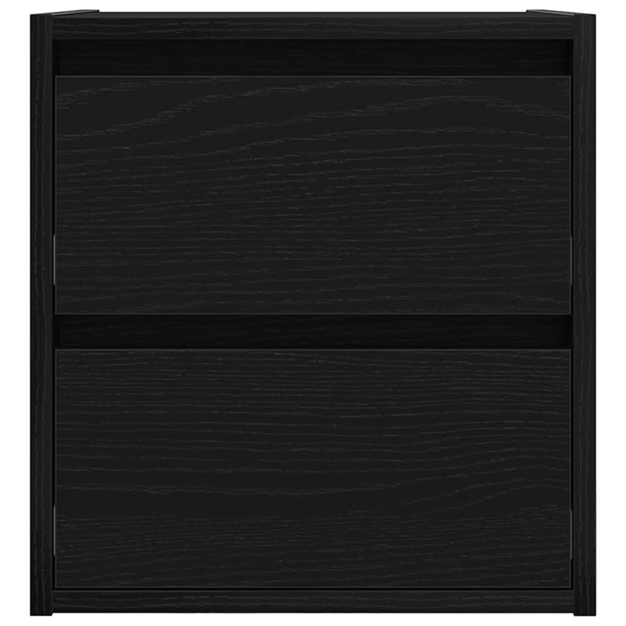 Noptiere de perete 2 buc Stejar negru 38x34x40 cm - WALTI WALTI