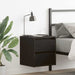 Noptiere de perete 2 buc Stejar negru 38x34x40 cm - WALTI WALTI