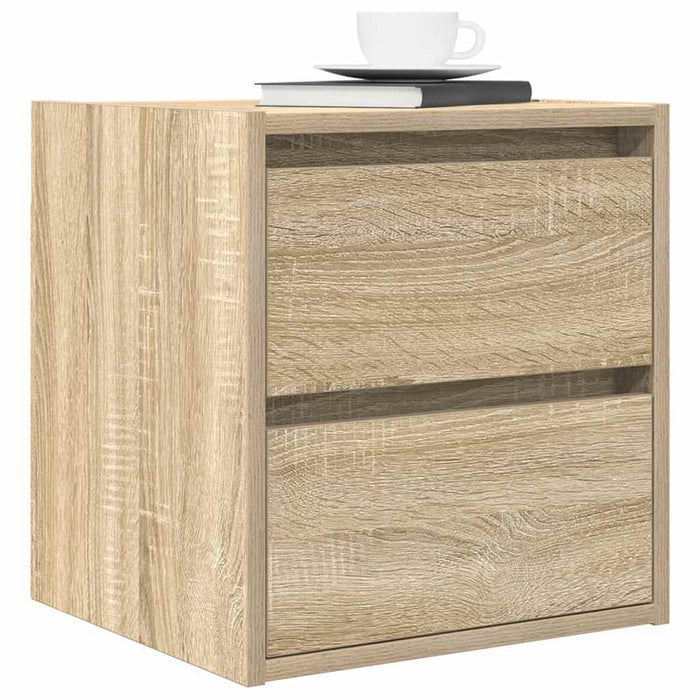 Noptiera montata pe perete Stejar Sonoma 38x34x40 cm - WALTI WALTI