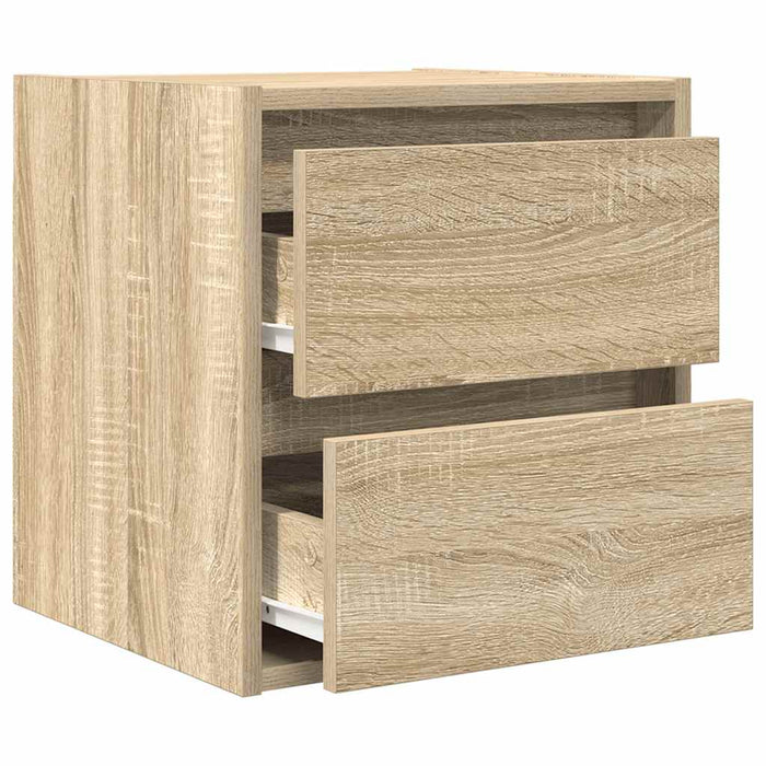 Noptiera montata pe perete Stejar Sonoma 38x34x40 cm - WALTI WALTI