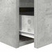 Noptiera de perete gri beton 38x34x40 cm - WALTI WALTI