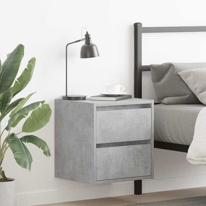 Noptiera de perete gri beton 38x34x40 cm - WALTI WALTI