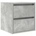 Noptiere montate pe perete 2 buc Beton Gri 38x34x40 cm - WALTI WALTI