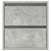 Noptiere montate pe perete 2 buc Beton Gri 38x34x40 cm - WALTI WALTI