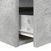 Noptiere montate pe perete 2 buc Beton Gri 38x34x40 cm - WALTI WALTI