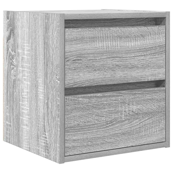 Noptiera montata pe perete gri Sonoma 38x34x40 cm - WALTI WALTI