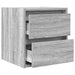 Noptiera montata pe perete gri Sonoma 38x34x40 cm - WALTI WALTI