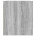 Noptiera montata pe perete gri Sonoma 38x34x40 cm - WALTI WALTI