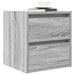 Noptiere montate pe perete 2 buc Gri Sonoma 38x34x40 cm - WALTI WALTI