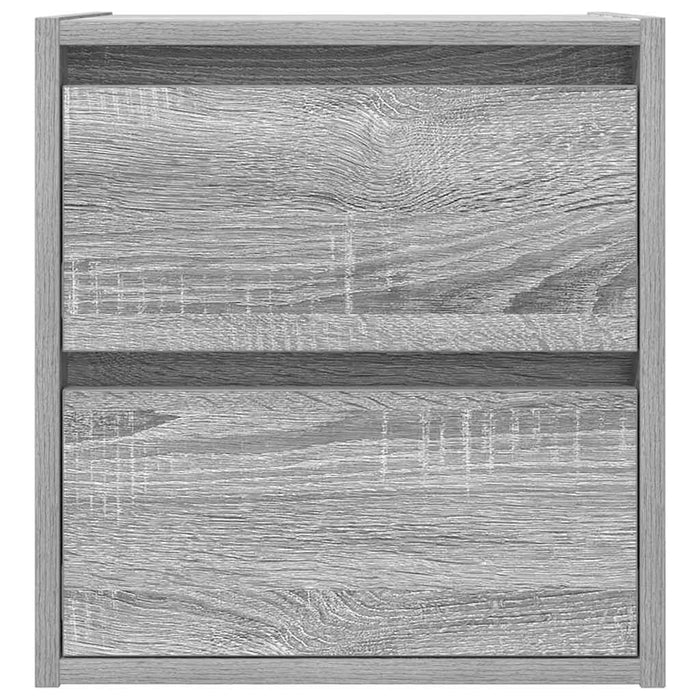 Noptiere montate pe perete 2 buc Gri Sonoma 38x34x40 cm - WALTI WALTI
