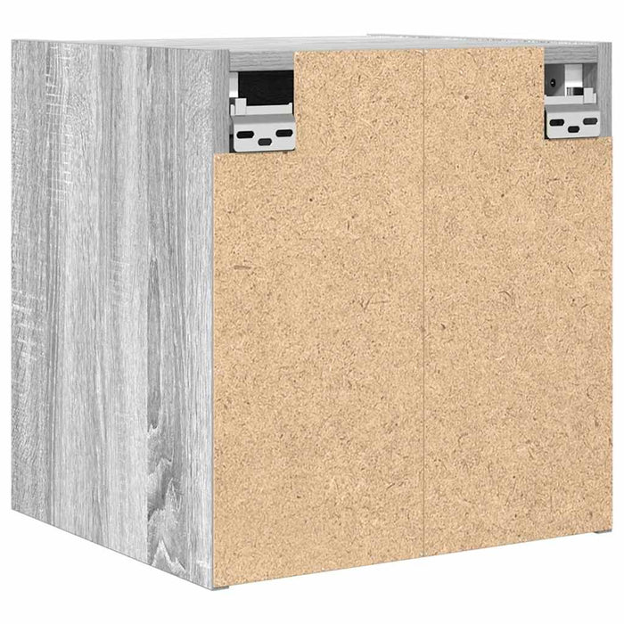 Noptiere montate pe perete 2 buc Gri Sonoma 38x34x40 cm - WALTI WALTI