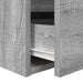 Noptiere montate pe perete 2 buc Gri Sonoma 38x34x40 cm - WALTI WALTI