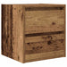 Noptiera montata pe perete lemn vechi 38x34x40 cm - WALTI WALTI