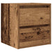 Noptiere montate pe perete 2 buc Lemn vechi 38x34x40 cm - WALTI WALTI