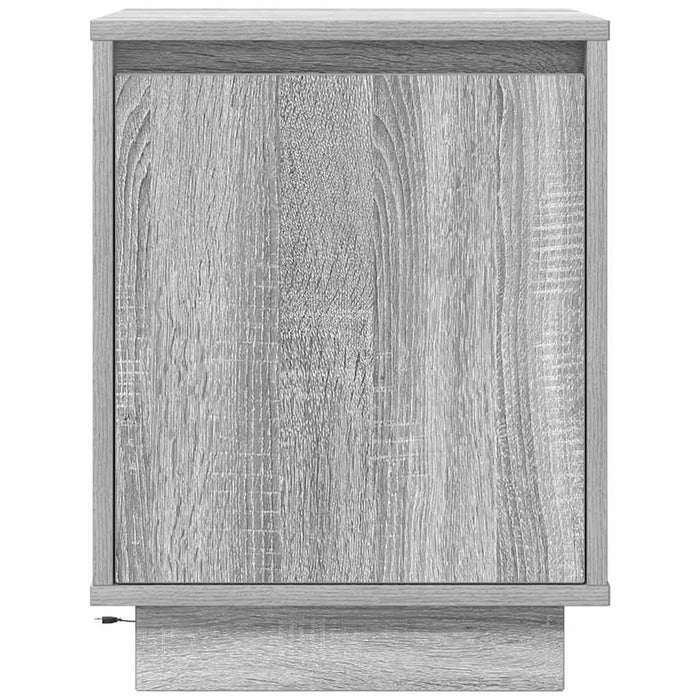 Noptiera cu lumini LED Gri Sonoma 38x34x50 cm - WALTI WALTI