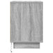 Noptiera cu lumini LED Gri Sonoma 38x34x50 cm - WALTI WALTI