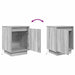Noptiera cu lumini LED Gri Sonoma 38x34x50 cm - WALTI WALTI