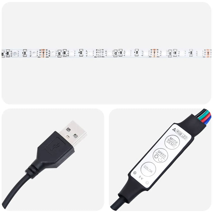 Noptiera cu lumini LED alb 38x34x50 cm WALTI