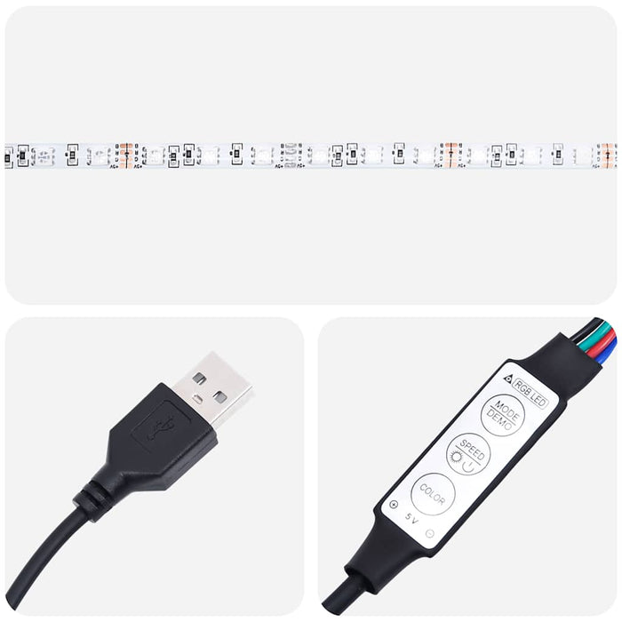 Noptiera cu lumini LED alb 38x34x65 cm WALTI