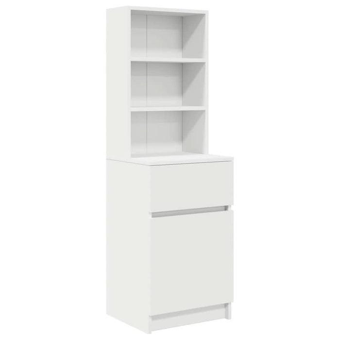Noptiera alb 39x35x125 cm lemn prelucrat - WALTI WALTI