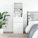 Noptiera alb 39x35x125 cm lemn prelucrat - WALTI WALTI