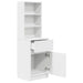 Noptiera alb 39x35x125 cm lemn prelucrat - WALTI WALTI