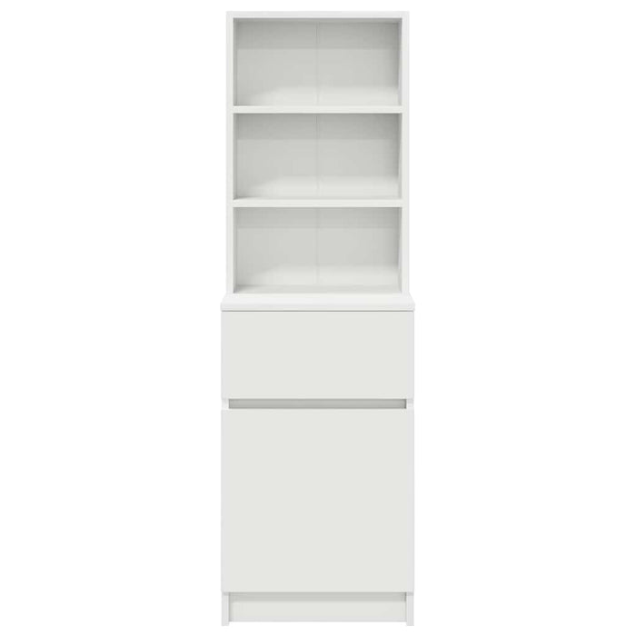 Noptiera alb 39x35x125 cm lemn prelucrat - WALTI WALTI