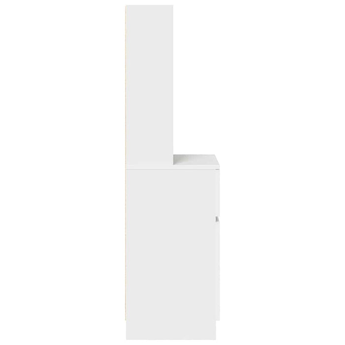 Noptiera alb 39x35x125 cm lemn prelucrat - WALTI WALTI