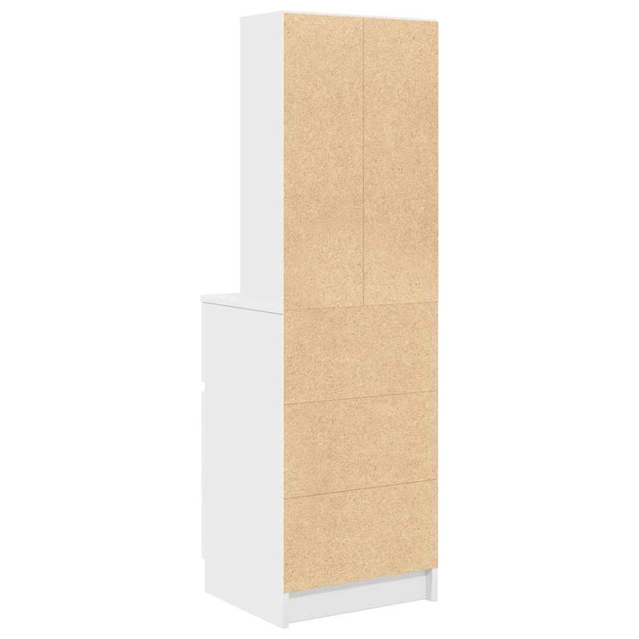 Noptiera alb 39x35x125 cm lemn prelucrat - WALTI WALTI