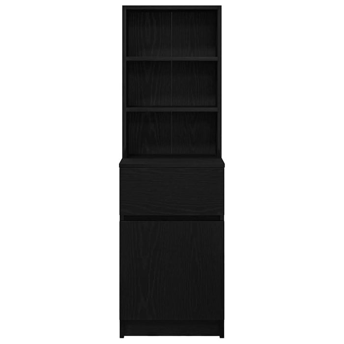 Noptiera neagra 39x35x125 cm lemn prelucrat - WALTI WALTI