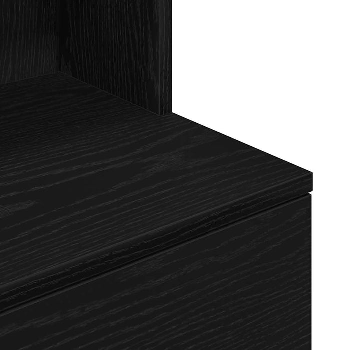 Noptiera neagra 39x35x125 cm lemn prelucrat - WALTI WALTI