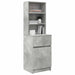 Noptiera gri beton 39x35x125 cm lemn prelucrat - WALTI WALTI
