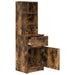Noptiera stejar afumat 39x35x125 cm lemn de stratificat - WALTI WALTI