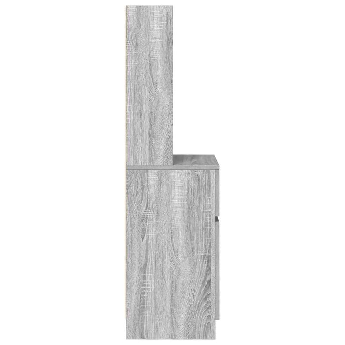 Noptiera gri Sonoma 39x35x125 cm lemn prelucrat - WALTI WALTI