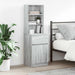 Noptiera gri Sonoma 39x35x125 cm lemn prelucrat - WALTI WALTI